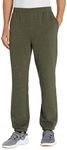 Amazon Essentials Men's Closed Bottom Fleece Sweatpants, Olive Heather, XX-Large