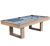RUP 8FT 3 in 1 Multi Game Table, Pool/TT/Dining TOP (Grey PLAYFIELD)