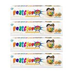 PediflorKidz Melon Flavor Anticavity Fluoride Toothpaste for children | Family combo pack | Vegan Friendly (Pack of 4) 70g each