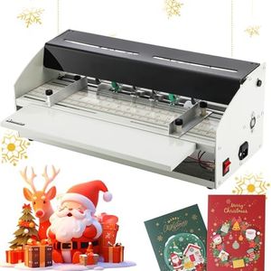 Mxmoonant 3-in-1 Electric Creasing Machine 18 1/2"(470mm) Paper Creaser Scorer Perforator Cutter for Cards Invitations Tickets 110V