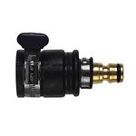 C.K 7928 Watering Systems Tap Adapter Smooth 20-30mm Diameter, Black/Gold, Black/Gold