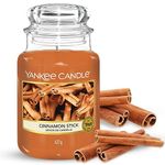 Yankee Candle Scented Candle | Cinnamon Stick Large Jar Candle | Long Burning Candles: up to 150 Hours