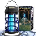 WOKALON Bug Zapper with LED Light, Bug Zapper Outdoor, 4200V Mosquito Zapper Waterproof Mosquito Killer, Electric Fly Zapper & Plug-in Fly Traps for Backyard Patio Garden