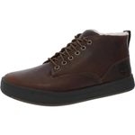 Timberland Davis Square Warm Lined Chukka Rust Lite Leather Full Grain 13 D (M)