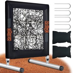 Pitching Net, 9 Hole Baseball & Softball Pitching Net with Strike Zone, Adjustable Pitching Target with 9 Pocket Design, Portable（Competition Net）