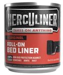 Herculiner Original Truck Bed Liner – Quart (946 mL) – Tough Textured Roll-On Coating for Truck Beds, Steps, Walkways & More – Covers up to 15 sq ft