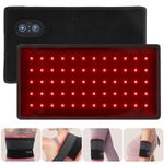 NICEUS Red Light Therapy Pad for Body Pain Relief - Rechargeable Portable Cordless Infrared Red Light Therapy Belt Wrap with Timer for Knees Back Shoulder Waist Legs, Gifts for Women Men