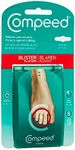 Compeed On Toes Blister Plasters, 8 Hydrocolloid Plasters, Foot Treatment, Fast Pain Relieve, Dimensions: 1.7cm x 5.1cm