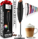 Zulay Double Whisk Milk Frother Han