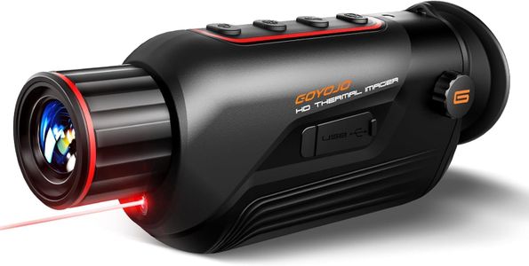 GOYOJO Thermal Imaging Monocular – 384x288 Infrared Night Vision, 25mm Lens