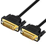 SOEYBAE DVI to DVI Cable 3M DVI-D 24+1 Cable Male to Male Digital Video Monitor Cable,Support 1920x1200,for Gaming, DVD, HDTV and Projector