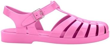 Melissa Possession Jelly Sandal for Women - The Original Jelly Shoe, Fisherman's Sandal with Adjustable Strap and Side Buckle, Pink, 6