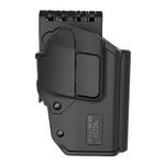 OMITAC SIG P320 Belt Clip Holster, OWB Holster for Sig Sauer P320 M17 M18 Taurus G3 Outdoor Tactical Holster Hidden Belt Auto Lock Release Index Released Outer Case