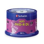 Verbatim DVD+R DL 8.5GB 8X with Branded Surface - 50pk Spindle