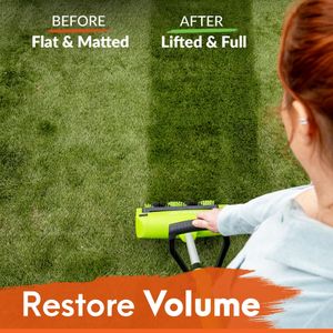 GreenSweep Artificial Grass Brush – Lawn Sweeper for Synthetic Turf