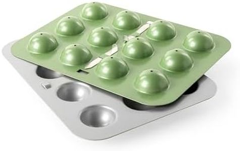 Nordic Ware Formed Donut Hole and Cake Pop Pan, Aurora Green