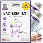 Coliform Bacteria Test Kit for Drinking Water - Easy to Use 48-Hour Water Quality Testing Kit for Home Tap & Well Water | EPA Approved Testing Method | Made in The USA | Incl. E Coli | 2-Pack