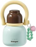 Sidagar 22 oz Leakproof Insulated Water Bottle with Straw & Handle Blue Leak-proof Water Bottle| Insulated Stainless Steel | Dual Drinking Options with Straw & Spout | BPA-Free | Easy-Grip Handle