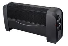 Optimus Baseboard Convection Space Heater, Black