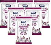 Ultrex Flushable Alcohol Free Intimate Feminine Wipes, 20Pk * 6