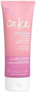 Cake Beauty Body Mousse, Desserted Island - Hydrating, Radiance Enhancing Oil Infused Body Lotion - Tahitian Coconut Oil, Mango Butter, Aloe Vera - For Dry Skin - 200 ml