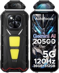 DOOGEE V MAX Play 5G Rugged Phone with 100 Lumens Projector,36GB+512GB/2TB,200MP+32MP Camera,Dimensity 7300 Rugged Smartphone,20500mAh,6.78" FHD+120Hz,1200LM Dual Camping Lights,Waterproof/NFC/WiFi6E