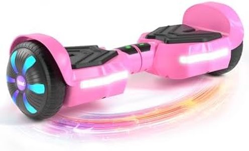 SIMATE Scooter, Bluetooth Speakers and LED Light-Up Wheels, APP Control, Dual 250W Motors, 8.5 mph Max Speed & 8.5 Miles Max Range, Gifts for Kids Adults Girls Boys