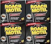 8 traps Roach Motel Black Flag Cockroach Killer bait Glue Trap