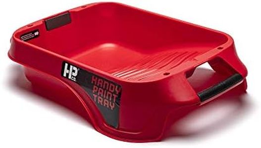 Handy Paint Tray, Deep-Well Design Holds Up to a Gallon of Paint or Stain, Sturdy Handles on Both Ends, Integrated Magnetic Brush Holder