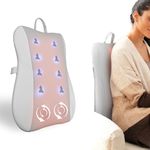 Lifelong Massager for Back with Heat | Full Back Massager with SL Tracker & 3D Shiatsu Massage for Back Pain with Deep Tissue Massage | Kneading Back Massage |Auto Shut- Off Function with Spot Massage (Grey, LLM1180)
