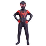 Superhero Halloween Cosplay Costume for Kids,3D Stretchy Bodysuits Skeleton Play Costume for Boys (ZZX-MES, Kids/S)