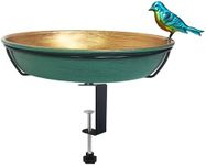 Deck Bird Bath for Outdoors, 11" Gr