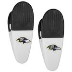 Siskiyou NFL Baltimore Ravens Mini Chip Clip Magnets, Set of 2