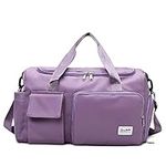Gym Duffle Bag with Shoe Compartmen