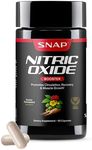 Snap Supplements Nitric Oxide Booster, Support Healthy Blood Pressure, Nitric Oxide Supplements for Men and Women (90 Count)