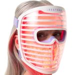 iRestore Illumina LED Face Mask - Advanced Skin Care Tool with Red, Infrared and Blue Light Therapy, Improves Skin Look, Promotes Shine and Supports a