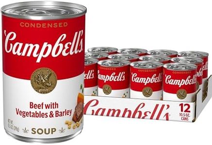 Campbell's Condensed Beef Soup With Vegetables and Barley, 10.5 oz Can (12 Pack)