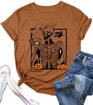 MEESHEEP Womens Halloween Shirt Fun