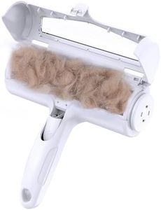 Petqueen Togli Peli Animali Spazzola, Leva Peli Animali Lint Rullo, Raccogli Peli Animali Rullo per Cani e Gatti, Riutilizzabile Animali Domestici peli Rimozione la Tappeti,Divano,Letto,Mobili,Bianco