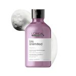 L'Oréal Professionnel Liss Unlimited Shampoo for Frizzy & Unruly Hair - 300ml | Intensive Smoothing Shampoo for Frizz-Control | Enriched with Pro-Keratin | Increases Softness & Shine