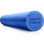 Core Balance Foam Roller Massager 90cm Long Medium Density EPE Muscle Massage (90cm - Blue)