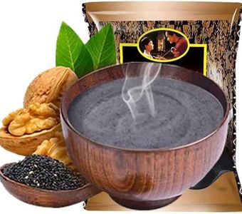 ground sesame seeds,black sesame seed paste 12.69 oz Instant Drink Cereal black sesame