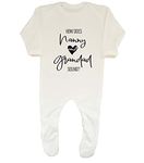 Shopagift How Does Nanny And Grandad Sound Baby Sleepsuit Romper White