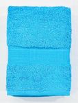 Bombay Dyeing Santino Premium Plain Dyed Cotton Bath Towel, 550 GSM. (Aqua Blue)