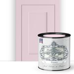 ALL-IN-ONE Paint. Durable cabinet and furniture paint. Built in primer and top coat, no sanding needed. Peony (Pale Pink), 32 Fl Oz Quart