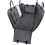 Fluffy's Luxurious Dog Car Seat, Car Trunk Covers Oxford-Dog Hammock with Side Protection Waterproof (Premium Sedan & SUV (Grey))