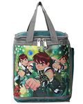 RS FAMOUS Polyster 3D Photo Lunch Bag for School Waterproof Lunch Bags for Boys (Green)