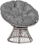Outsunny 360° Swivel Rattan Papasan