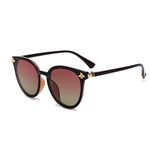 ELEGANTE Honey Bee Oval Sunglasses For Women (Brown)-Pack Of 1 - Uv Protected