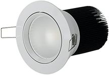 LIMELIGHT Citizen Hero LED Downlight Kit and Driver - Warm White Dimmable 15W 90mm White Frame (LL-HERO-0504)